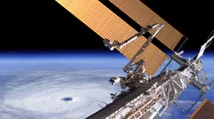 Hurricane From the International Space Station