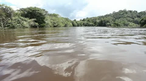 0010-Amazon-River-Floating-Water Stock Footage 22157428