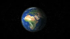 Earth zoom in on jerusalem