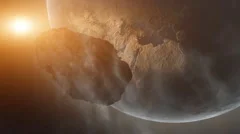 Asteroid Over Earth (Cinema HDTV FX)