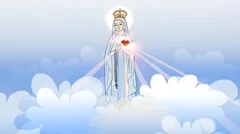Mother Mary at the sky