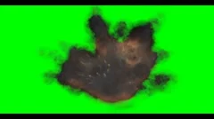 Explosion on Green Screen