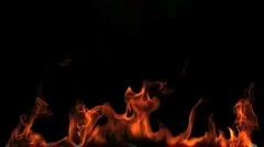 Super Slow Motion Fire and Flames Shot by High Speed Camera