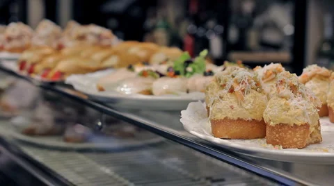 0014 Pintxos HD25 Vídeos de archivo 4884596