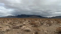 Time Lapse of the Mojave Desert Storm Clouds - Clip  2