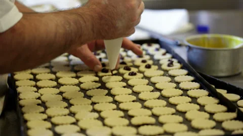 0016 Preparing sweet pastry  Video stock 30648324