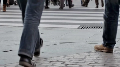 0019 Gente HD25 Video stock 4885276