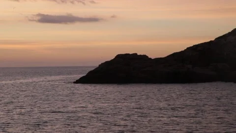 002 Mar de Mediterraneo Ibiza Stock Footage