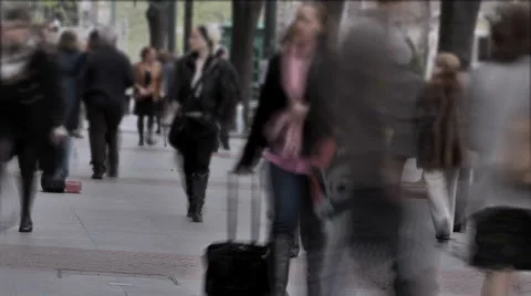 0021 Gente HD25 Video stock 4947401