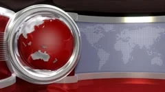 Virtual News Studio 3 with Globe Animation Shot 2