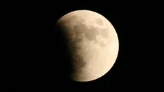 Lunar Eclipse Lapse Dissolve Video (HD)