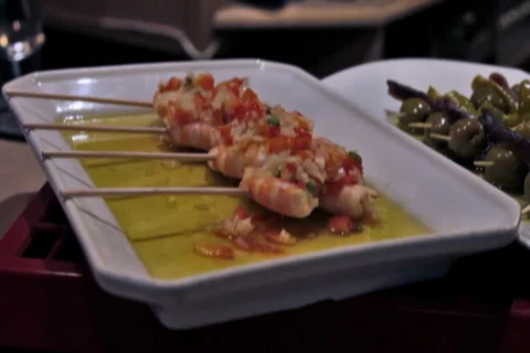 0026 Pintxos NTSC Stock Footage 5032087