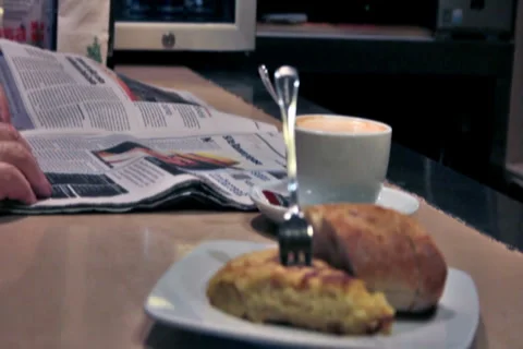 0027 Cafe NTSC Stock Footage 5047913