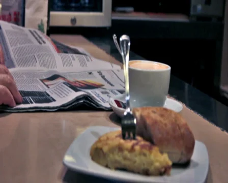 0027 Cafe PAL Stock Footage 5048545