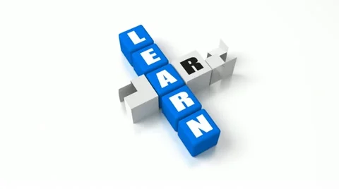 002.C.010LearnEarnV2Blue Video stock 12658270