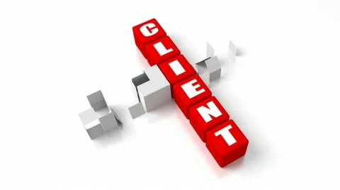 002.C.012ClientServiceV2Red Video stock 12715272