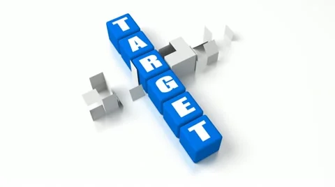 002.C.014TargetMarketV2Blue Video stock 12715438