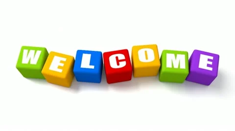 002.D.003WelcomeV3Colours Stock Footage
