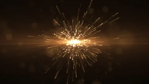 003 4K Golden Explosion Motion Background Stock Footage 132440413