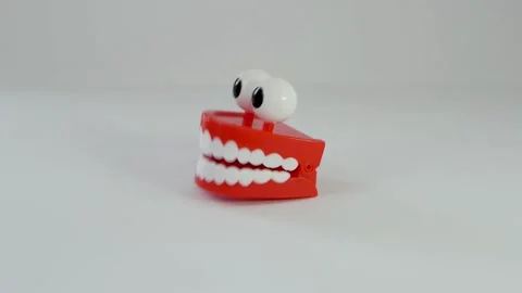 003 Crazy Teeth MediumShot 14secs 24FPS HD SLOMO Stock Footage 139644006