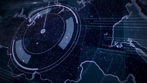 003 map Russia FullHD Stock Footage 147258143