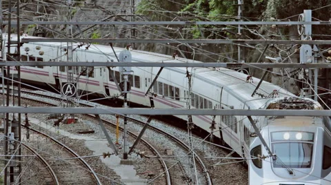 0033 Tren HD25 Vídeos de archivo 5088601