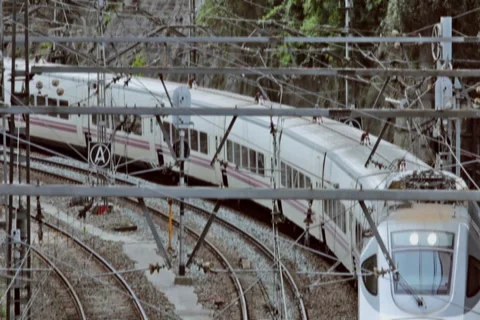 0033 Tren NTSC Video stock 5088684