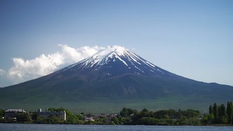 0034 fuji mount 2 Stock Footage 91315395
