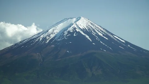 0035 fuji mount 3 Stock Footage 91315916