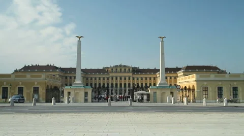 0038 Schoenbrunn Castle Stock Footage 1088467