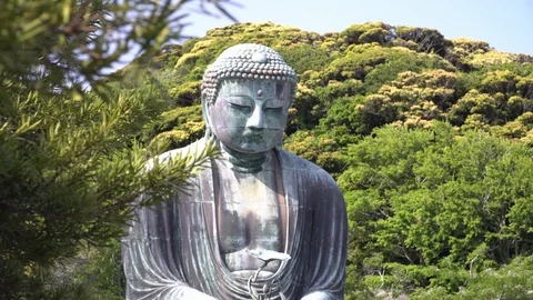 0039 giant buddha 2 Stock Footage 91476397