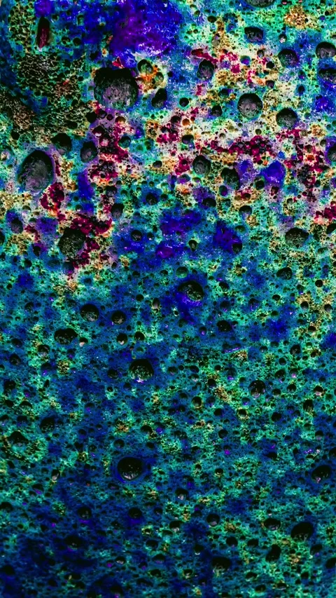 003_Colorful abstract concrete texture pattern.mp4 Stock Footage 345448531