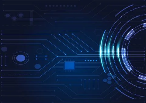 005-Abstract-background-Technology-community-37 Stock Illustration