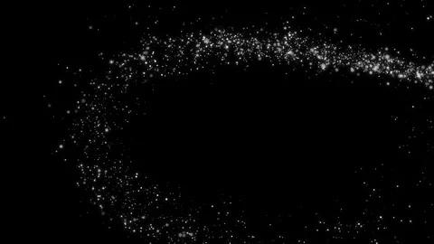 005 Particles Snow Trail Stock Footage 259503875