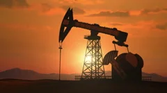 Oil pump sunset pan