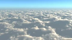 flying above the clouds