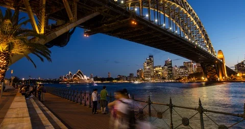 005A Sydney 4k tm left right Stock Footage 95252643