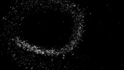 006 Particles Snow Trail Stock Footage 259504031