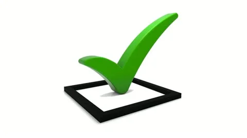 006.A.001CheckMarkFadeV1Green Video stock 12515076