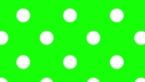 006_Polka dot pattern on green background.mp4 Stock Footage 348100430