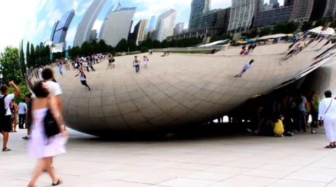 007 City Reflections Stock Footage 32285959