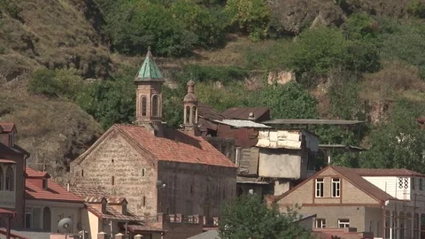 007 Tbilisi Old Town Stockbeeldmateriaal 80122328