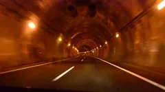Driving Time lapse Tunnel