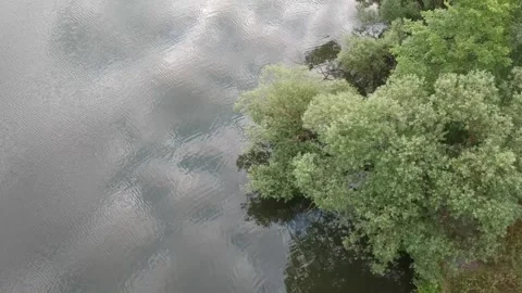 0075 Flying over a lake Stock Footage 157680080