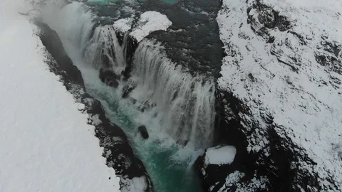 0076 iceland Gullfoss Waterfall Stock Footage 101268762