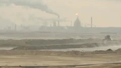 Oil sands processing plant