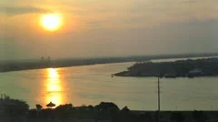 Mississippi River Sunrise Time-Lapse