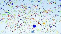 Color Paper Confetti Falling alpha HD