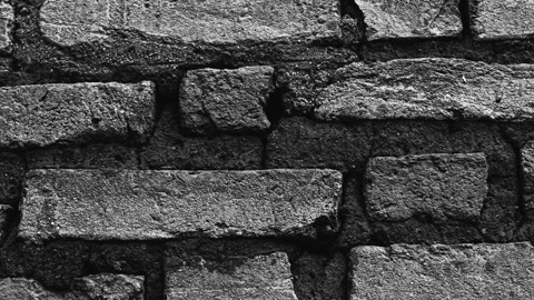 007_Rough stone wall texture background.mp4 Stock Footage 346974135