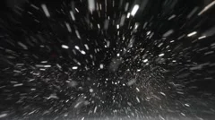 Blizzard in the windshield